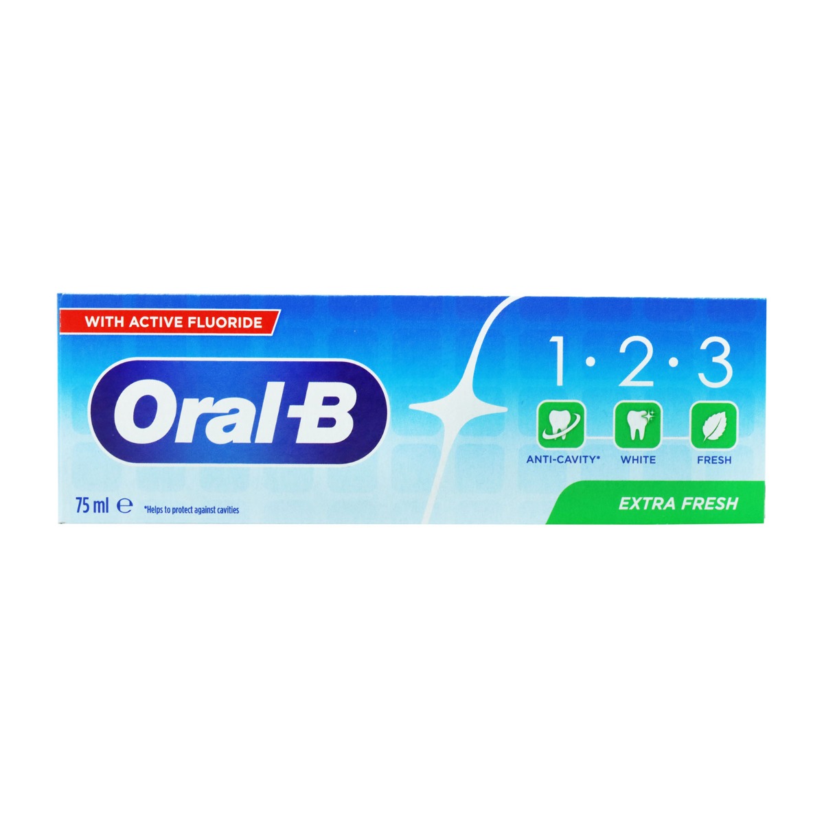 Oral-B Toothpaste 1-2-3 Extra Fresh 75ml